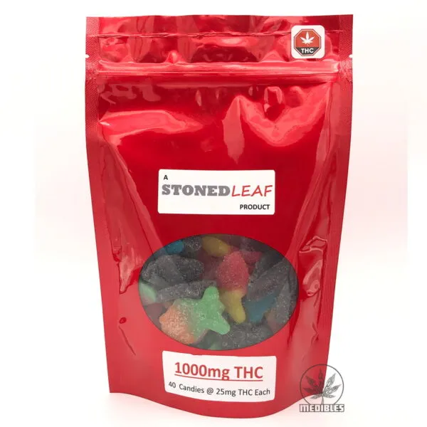 Stoned Leaf 1000MG THC Gummies