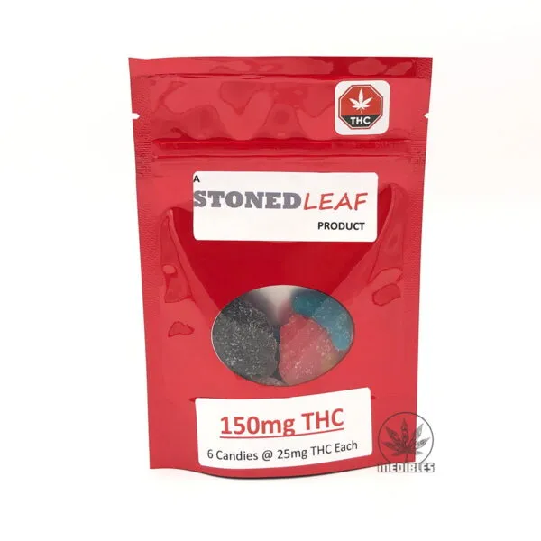 Stoned Leaf 150MG THC Gummies