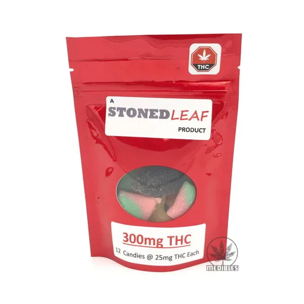 Stoned Leaf 300MG THC Gummies