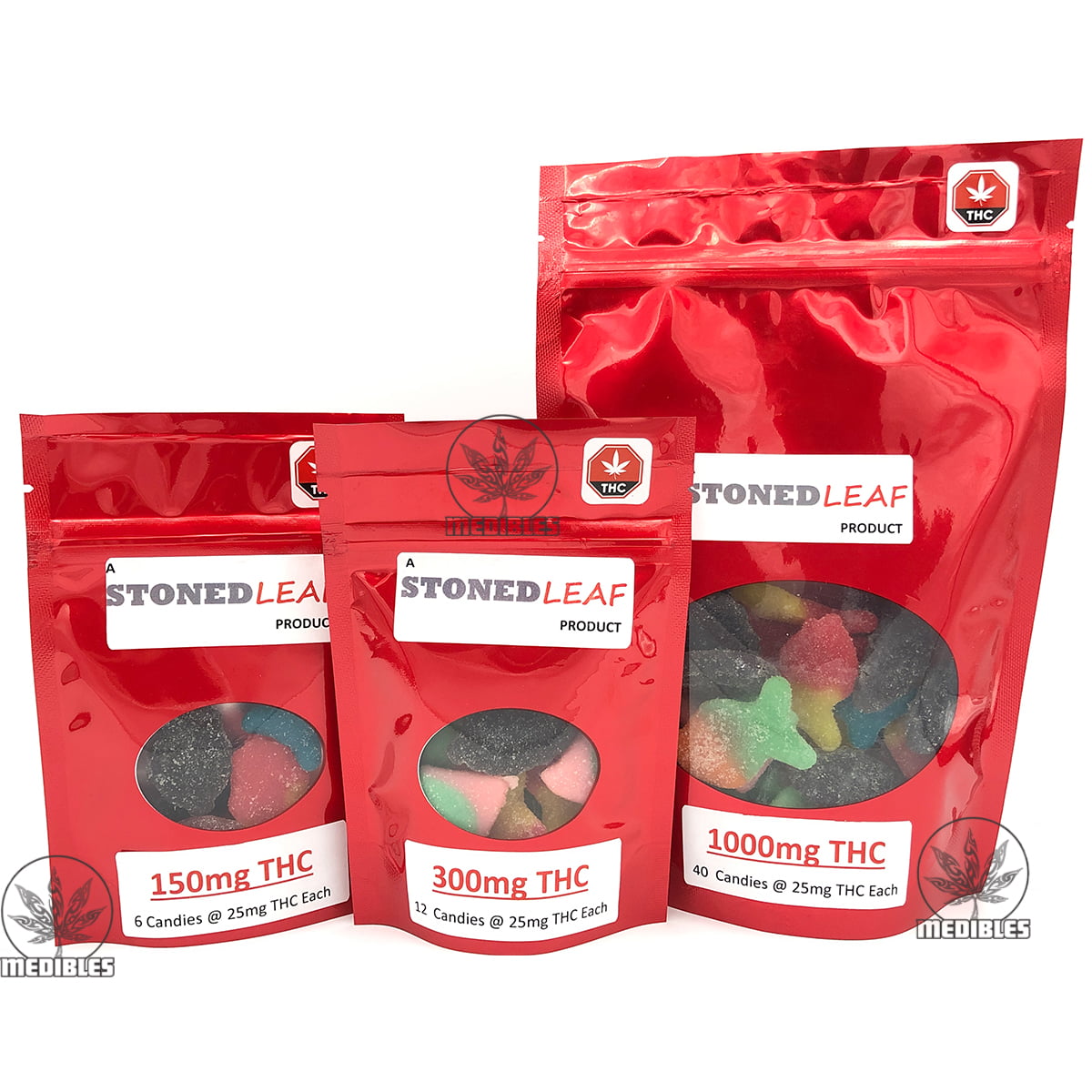 Stoned Leaf THC Gummies
