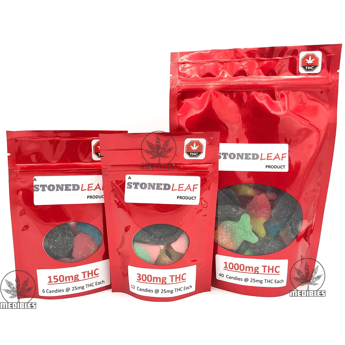 Stoned Leaf THC Gummies
