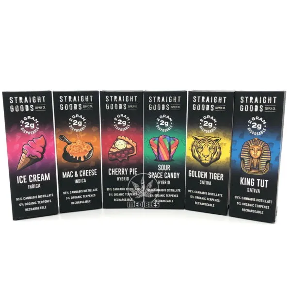 STRAIGHT GOODS Disposable THC Vape 2G