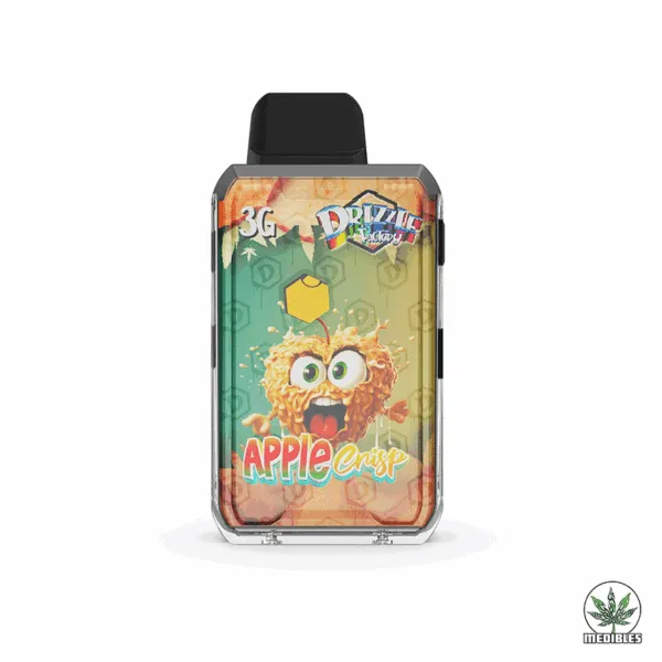 Drizzle Factory THC God Pod Vape 3G Pen Apple Crisp