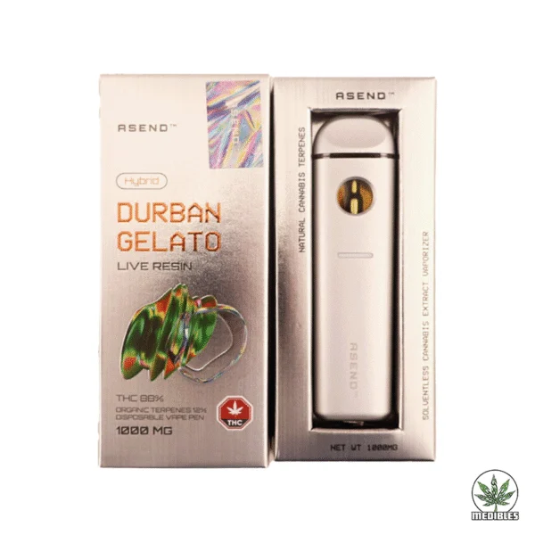 ASEND 1 Gram Disposable Vape Pen Durban Gelato