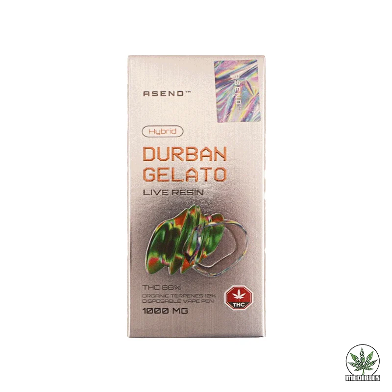 ASEND 1 Gram Disposable Vape Pen Durban Gelato