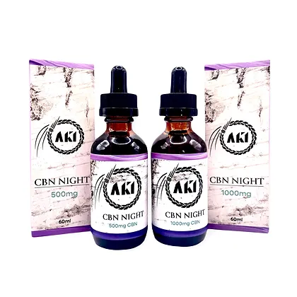 AKI - CBN Nighttime Oil 60ML *SALE* - Mohawk Medibles Canada