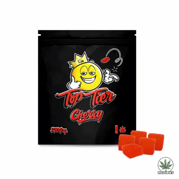 Top Tier Gummies 2500MG THC Cherry