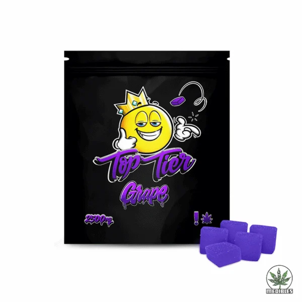 Top Tier Gummies 2500MG THC Grape