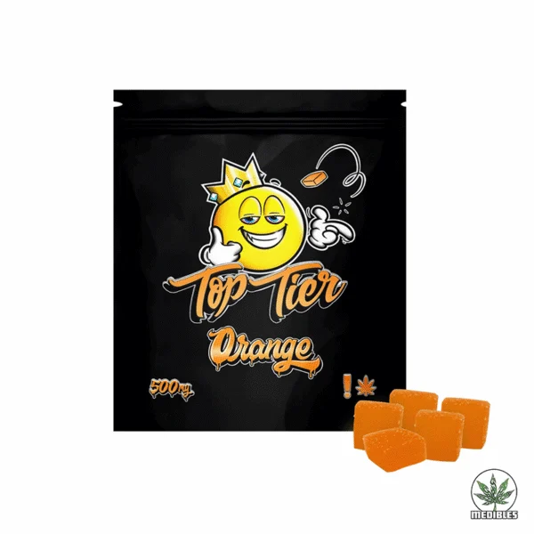Top Tier Gummies 500MG THC Orange