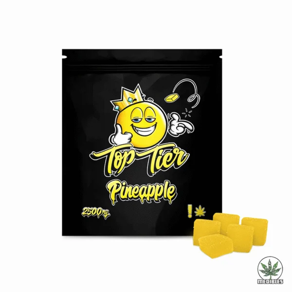 Top Tier Gummies 2500MG THC Pineapple