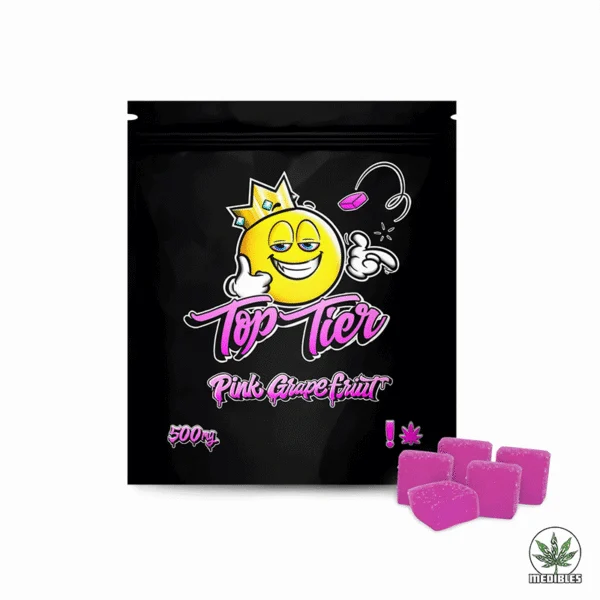 Top Tier Gummies 500MG THC Pink Grapefruit