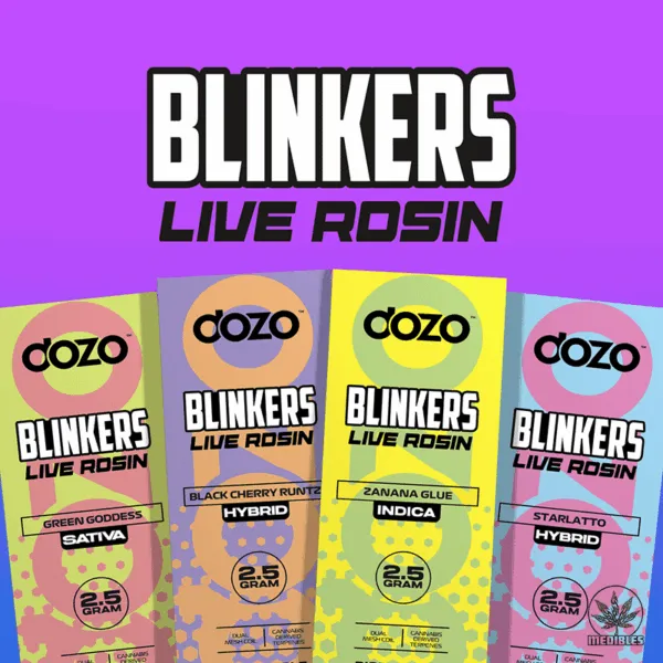 Dozo - Blinkers Live Rosin Vape 2.5g - Mohawk Medibles Canada