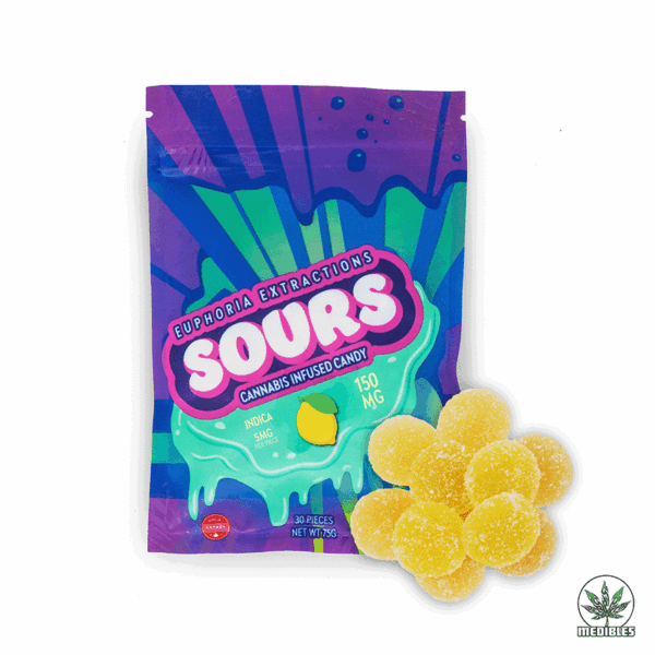 Euphoria Extractions Sours Cannabis Infused Gummies