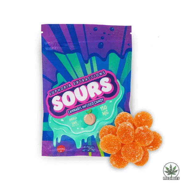 Euphoria Extractions Sours Cannabis Infused Gummies