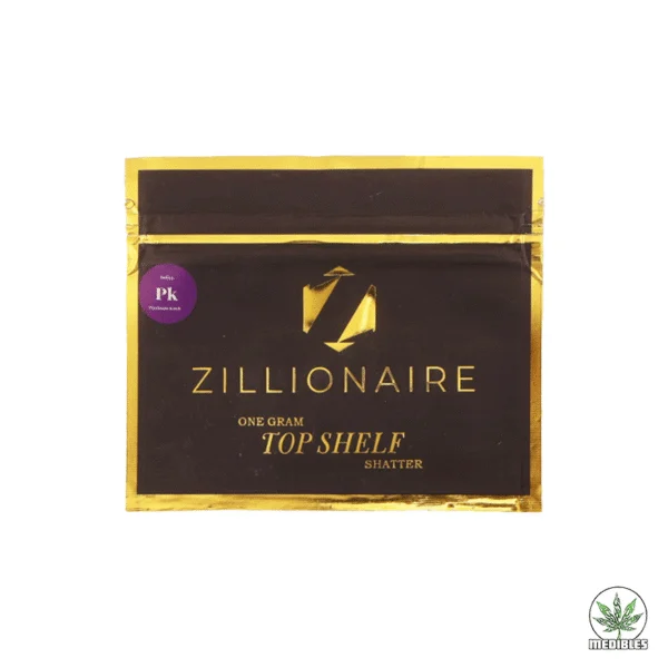 Zillionaire Shatter 1G Platinum Kush