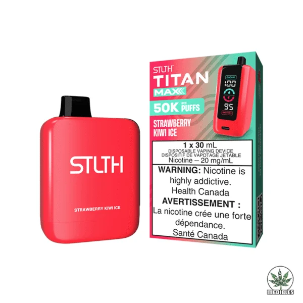 Stlth Titan Max Nicotine Vape Strawberry Kiwi Ice