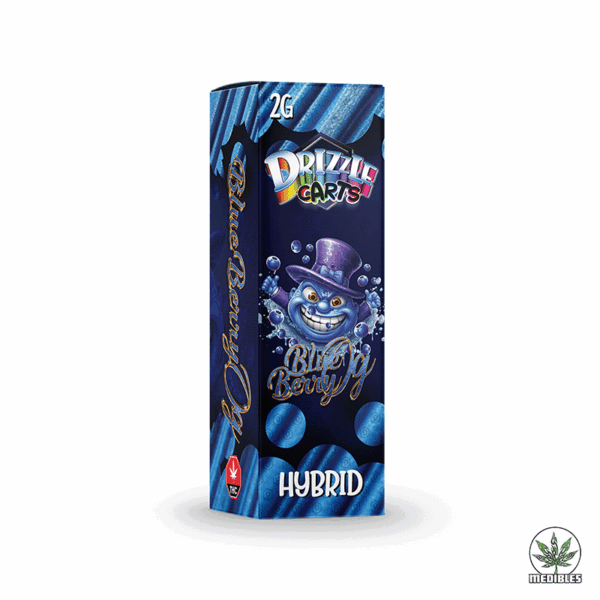 Drizzle Factory Delta-9 Vape Cartridge 2g Blueberry OG