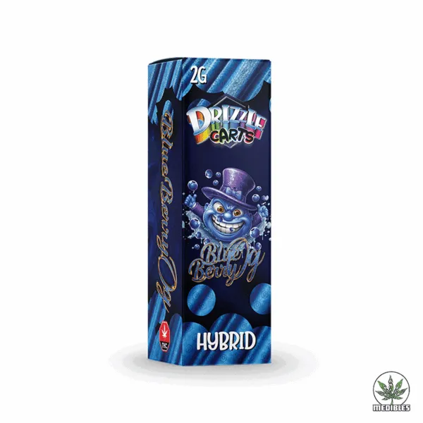 Drizzle Factory Delta-9 Vape Cartridge 2g Blueberry OG