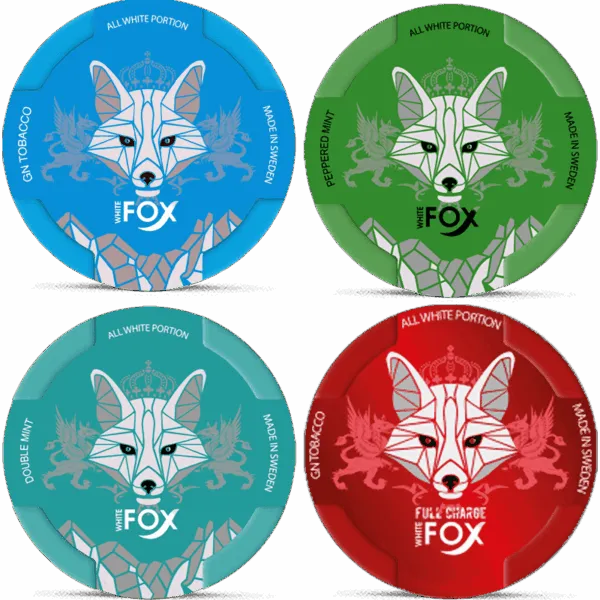 White Fox 15mg Nicotine Pouches