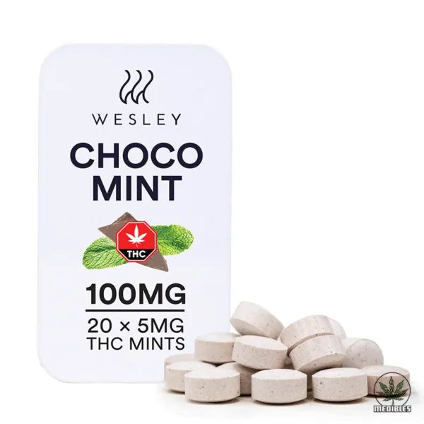 Wesley - THC Choco-Mint Mints | Mohawk Medibles - Mohawk Medibles Canada