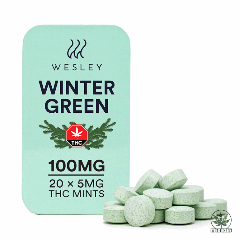 Wesley - THC Wintergreen Mints | Mohawk Medibles - Mohawk Medibles Canada