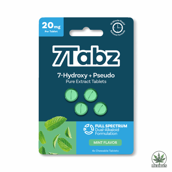 7Tabz 20mg 7-Hydroxymitagynine Pure Extract Tablets