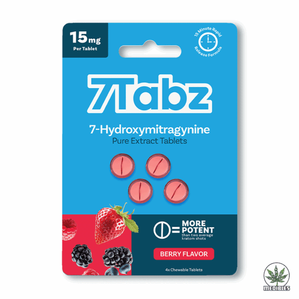 7Tabz 15mg 7-Hydroxymitagynine Pure Extract Tablets