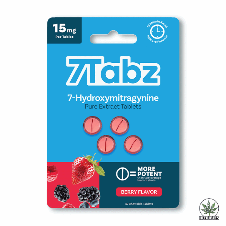 7Tabz 15mg 7-Hydroxymitagynine Pure Extract Tablets - Mohawk Medibles Canada