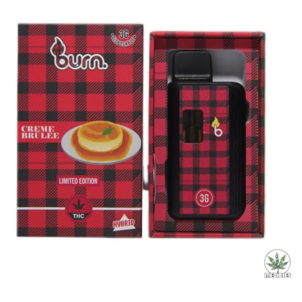 Burn 3G Disposable Vape Creme Brulee