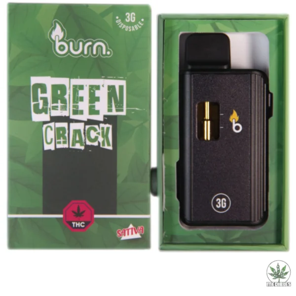 Burn 3G Disposable Vape Green Crack