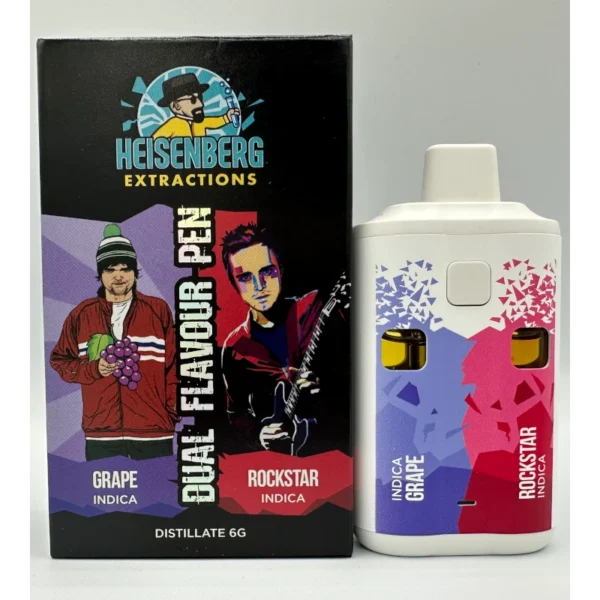 Heisenberg Grape + Rockstar 6G Vape