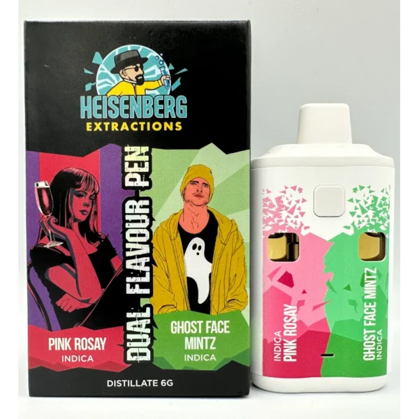 Heisenberg Pink Rosay + Ghost Face Mintz 6G Vape