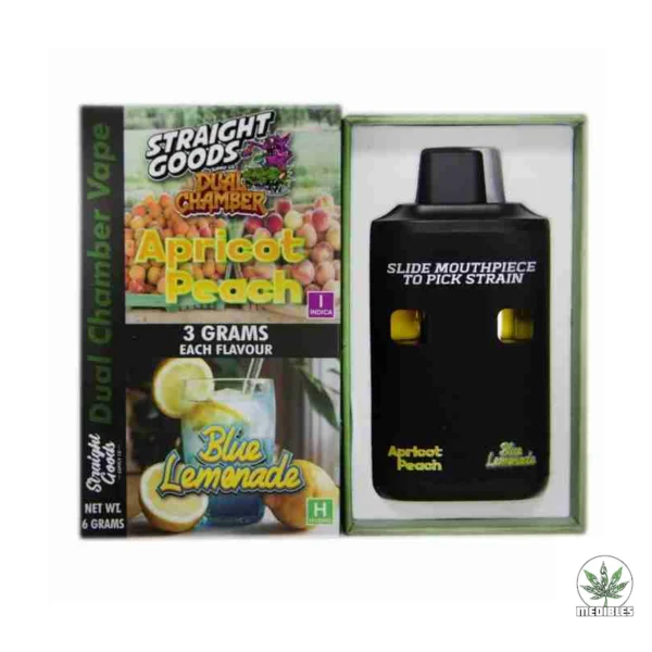 Straight Goods 6G Apricot Peach + Blue Lemonade