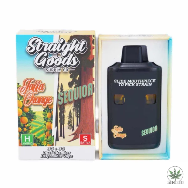 Straight Goods 6G Dual Chamber Vape Jaffa Orange + Sequioa