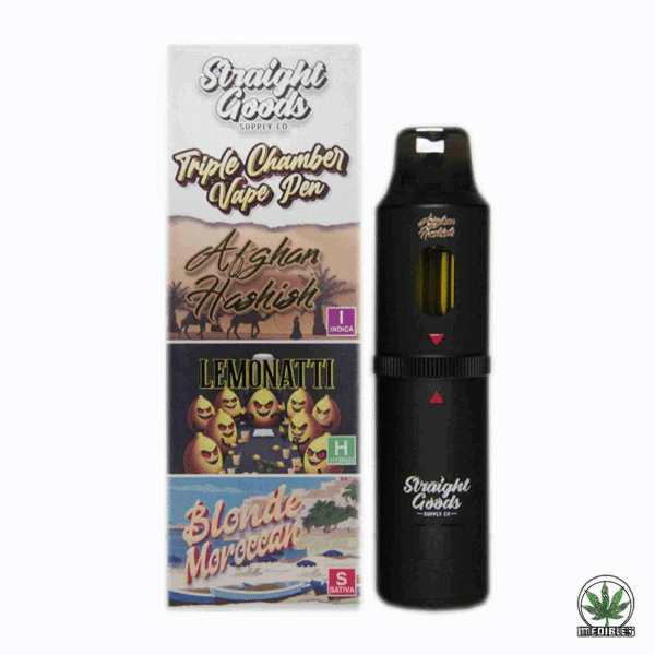 STRAIGHT GOODS Triple Chamber 9G Disposable THC Vape