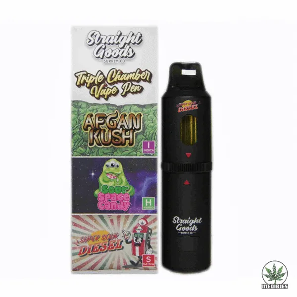 STRAIGHT GOODS Triple Chamber 9G Disposable THC Vape