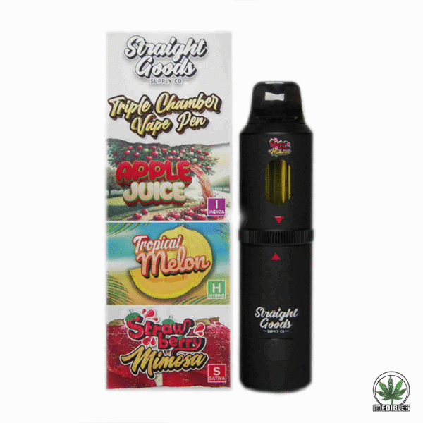 STRAIGHT GOODS Triple Chamber 9G Disposable THC Vape