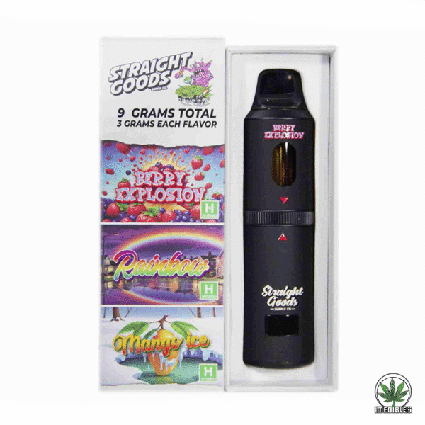STRAIGHT GOODS Triple Chamber 9G Disposable THC Vape