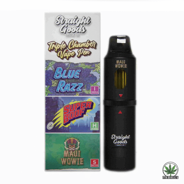 STRAIGHT GOODS Triple Chamber 9G Disposable THC Vape