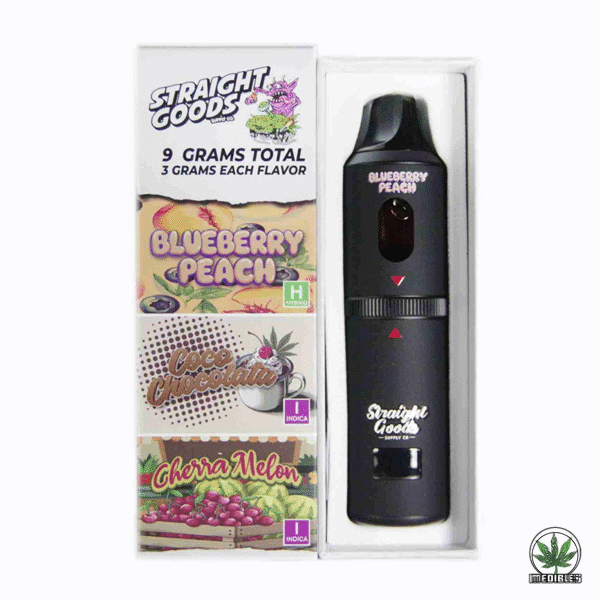 STRAIGHT GOODS Triple Chamber 9G Disposable THC Vape