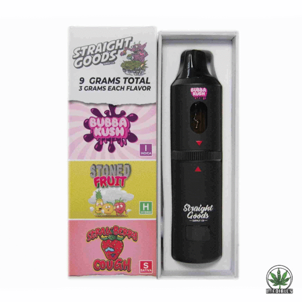 STRAIGHT GOODS Triple Chamber 9G Disposable THC Vape