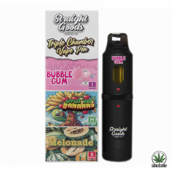 STRAIGHT GOODS Triple Chamber 9G Disposable THC Vape