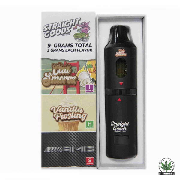 STRAIGHT GOODS Triple Chamber 9G Disposable THC Vape