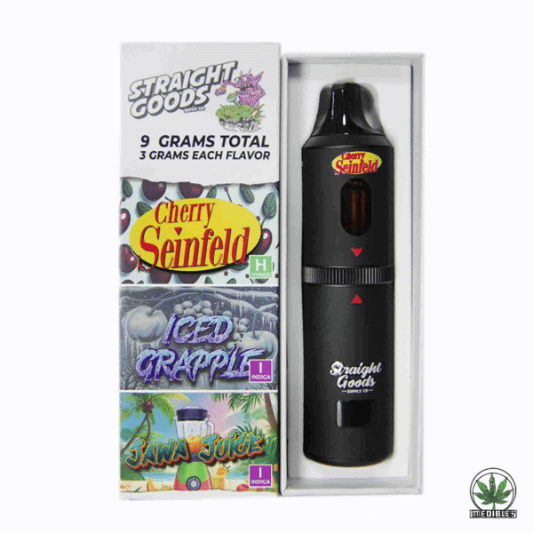 STRAIGHT GOODS Triple Chamber 9G Disposable THC Vape