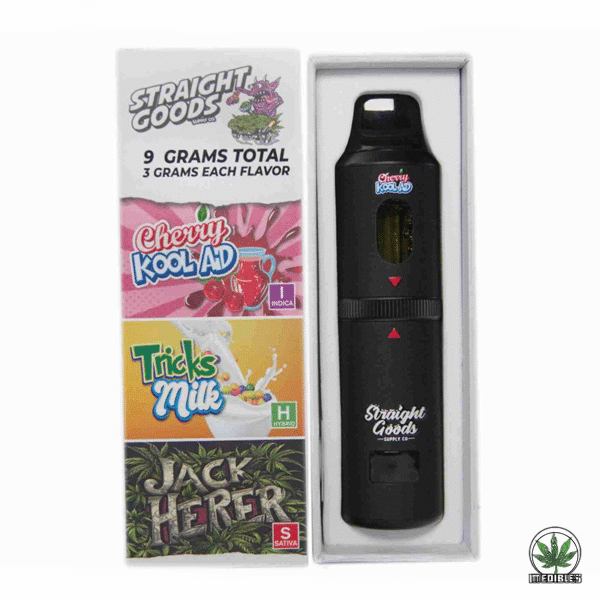STRAIGHT GOODS Triple Chamber 9G Disposable THC Vape