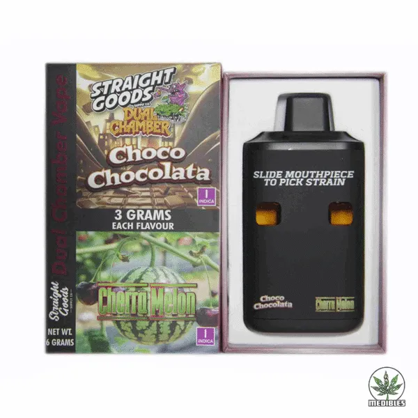 STRAIGHT GOODS Dual Chamber 6G Disposable THC Vape