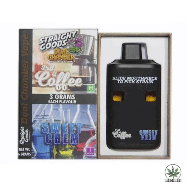 STRAIGHT GOODS Dual Chamber 6G Disposable THC Vape