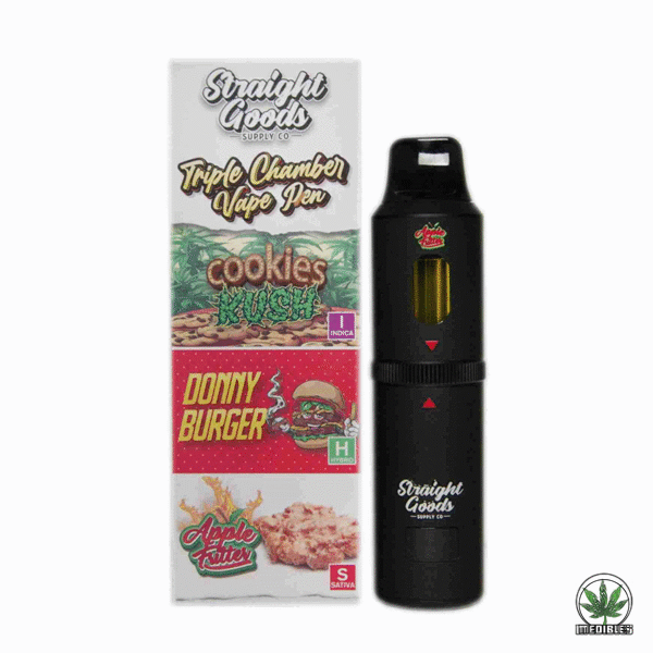 STRAIGHT GOODS Triple Chamber 9G Disposable THC Vape