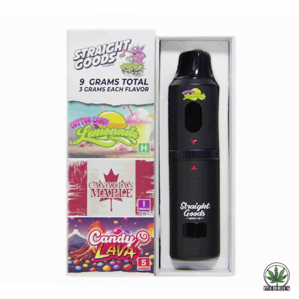STRAIGHT GOODS Triple Chamber 9G Disposable THC Vape