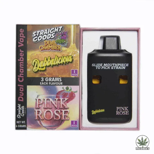 STRAIGHT GOODS Dual Chamber 6G Disposable THC Vape